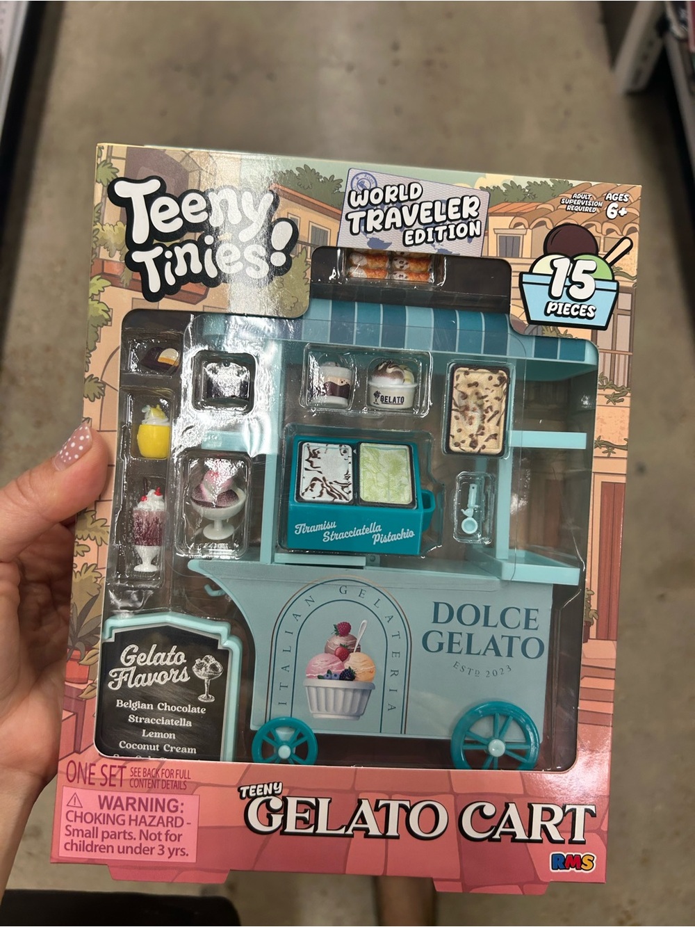 Teeny Tinies Gelato Cart play set